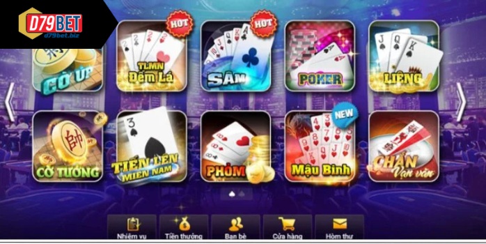 D79BET | Link Vào Trang Chủ D79BET | Đăng Ký Nhận 79K Nhiều tựa game đa dạng trên trang chủ